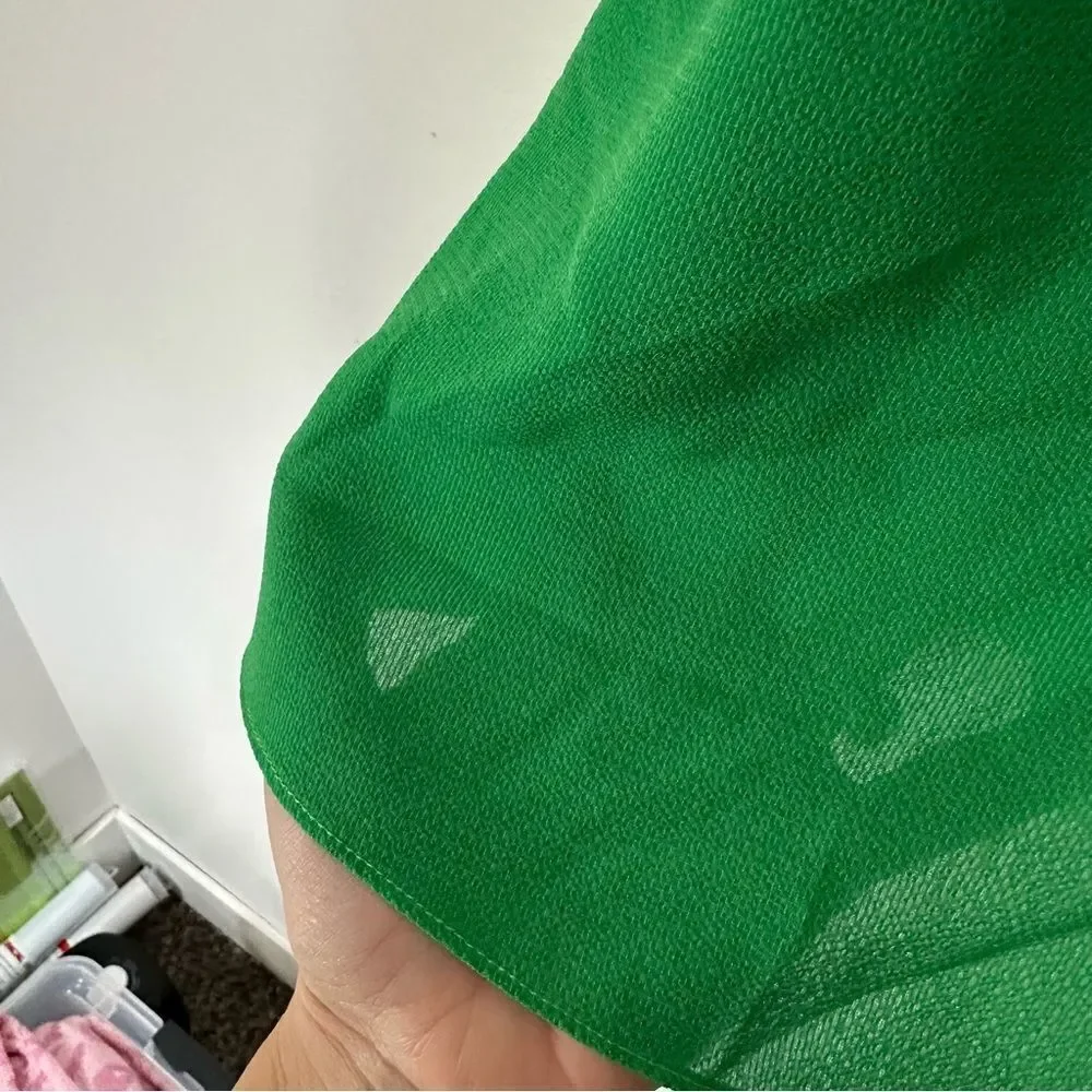 Chic Soul 3X Green‎ Tank Top Blouse Flowy - Picture 4 of 6